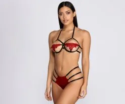 Windsor. What Dreams Are Made Of Velvet Bra + Panty Set