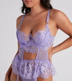 Windsor. Bad Intentions Satin Lace Bra And Panty -Formal Dresses Online Shop 07107 0857 3