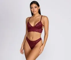 Windsor. Dainty Sheer Lace Thong -Formal Dresses Online Shop 07108 0016 3