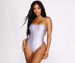 Windsor. Break The Rules Strappy One Piece Swimsuit