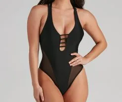 Windsor. Mesh Fun Strappy One-Piece Swimsuit -Formal Dresses Online Shop 07109 0298 3 d598bd4a 1b34 4468 b954 870ae96786fb