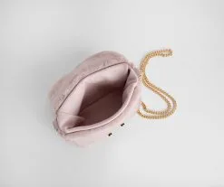 Windsor. Pink Aesthetic Faux Fur Cross-body Purse -Formal Dresses Online Shop 07203 0155 10