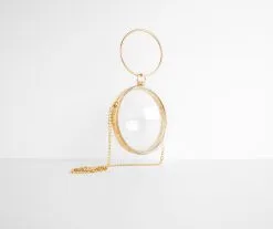 Windsor. Just Watch Me Sphere Clear Clutch -Formal Dresses Online Shop 07203 0177 7