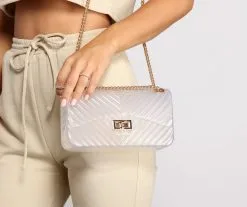 Windsor. Top It All Off Clear Jelly Crossbody Purse