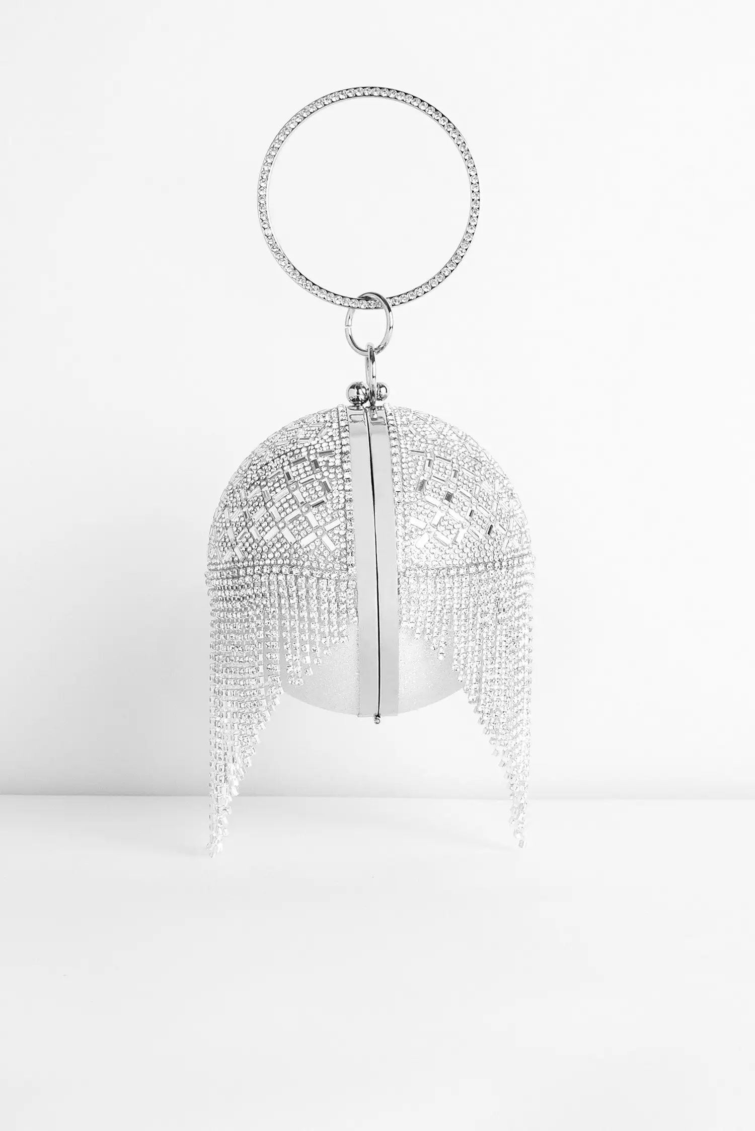 Windsor. Rhinestone Fringe Sphere Clutch 5 Windsor. Rhinestone Fringe Sphere Clutch - Image 3