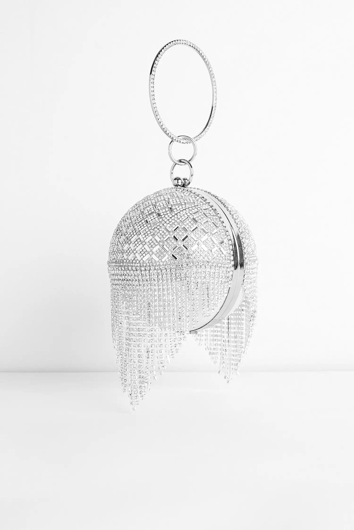 Windsor. Rhinestone Fringe Sphere Clutch 6 Windsor. Rhinestone Fringe Sphere Clutch - Image 4