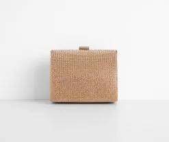 Windsor. Rhinestone Structured Mini Tote