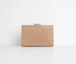 Windsor. Front Of The Line Rhinestone Clutch