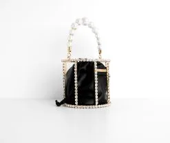 Windsor. You Go Pearl Rhinestone And Pearl Basket Handbag -Formal Dresses Online Shop 07204 0064 7