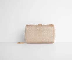 Windsor. Gorgeous Glitter Mesh Box Clutch -Formal Dresses Online Shop 07204 0070 9 1