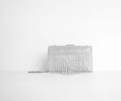 Windsor. Ready In Rhinestones Fringe Clutch -Formal Dresses Online Shop 07204 0072 9