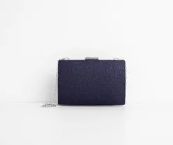 Windsor. Midnight Wishes Glitter Box Clutch -Formal Dresses Online Shop 07204 0100 6