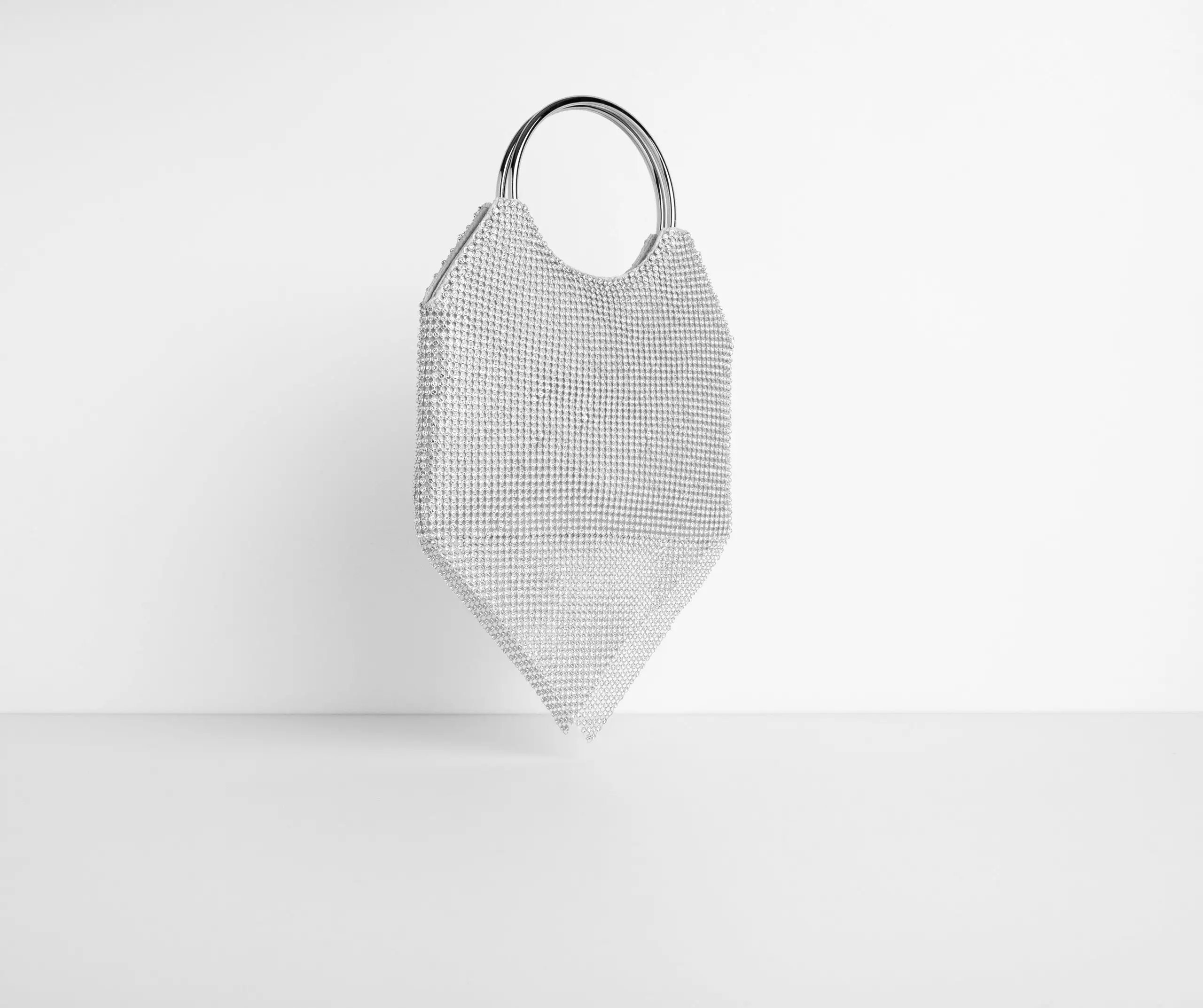 Windsor. Bandanna Rhinestone Mesh Mini Tote 13 Windsor. Bandanna Rhinestone Mesh Mini Tote - Image 11