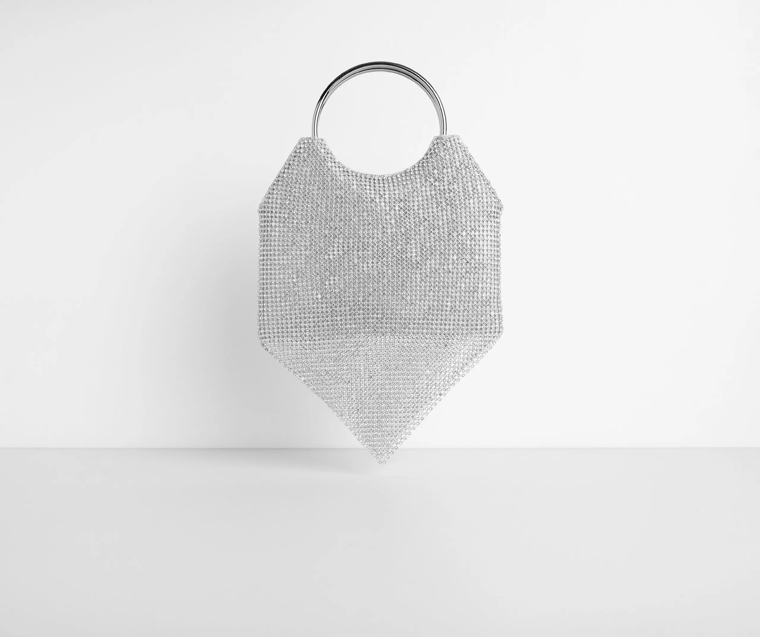 Windsor. Bandanna Rhinestone Mesh Mini Tote 14 Windsor. Bandanna Rhinestone Mesh Mini Tote - Image 12