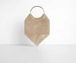 Windsor. Bandanna Rhinestone Mesh Mini Tote -Formal Dresses Online Shop 07204 0103 6 1