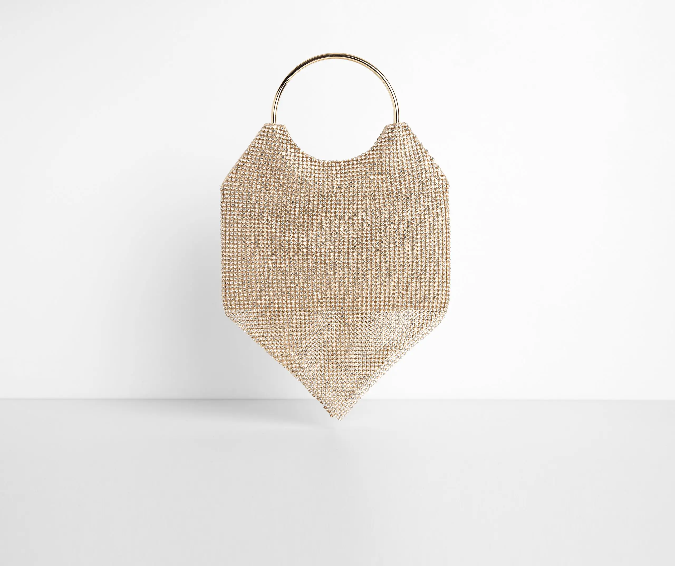 Windsor. Bandanna Rhinestone Mesh Mini Tote 3 Windsor. Bandanna Rhinestone Mesh Mini Tote