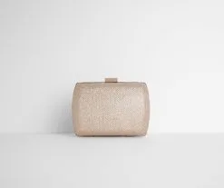 Windsor. Comin' In Clutch Glitter Mesh Evening Bag