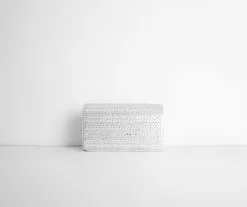 Windsor. Babez A Star Rhinestone Silver Clutch