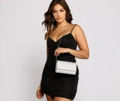 Windsor. Radiating Rhinestone Clutch -Formal Dresses Online Shop 07204 0166 2