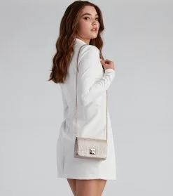 Windsor. Timeless Shine Glitter Clutch