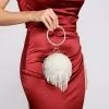 Windsor. Dazzle Queen Pearl Fringe Sphere Clutch 2 Windsor. Dazzle Queen Pearl Fringe Sphere Clutch -Formal Dresses Online Shop 07204 0430 1