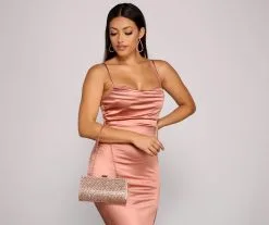 Windsor. Illuminate The Night Baguette Rhinestone Clutch