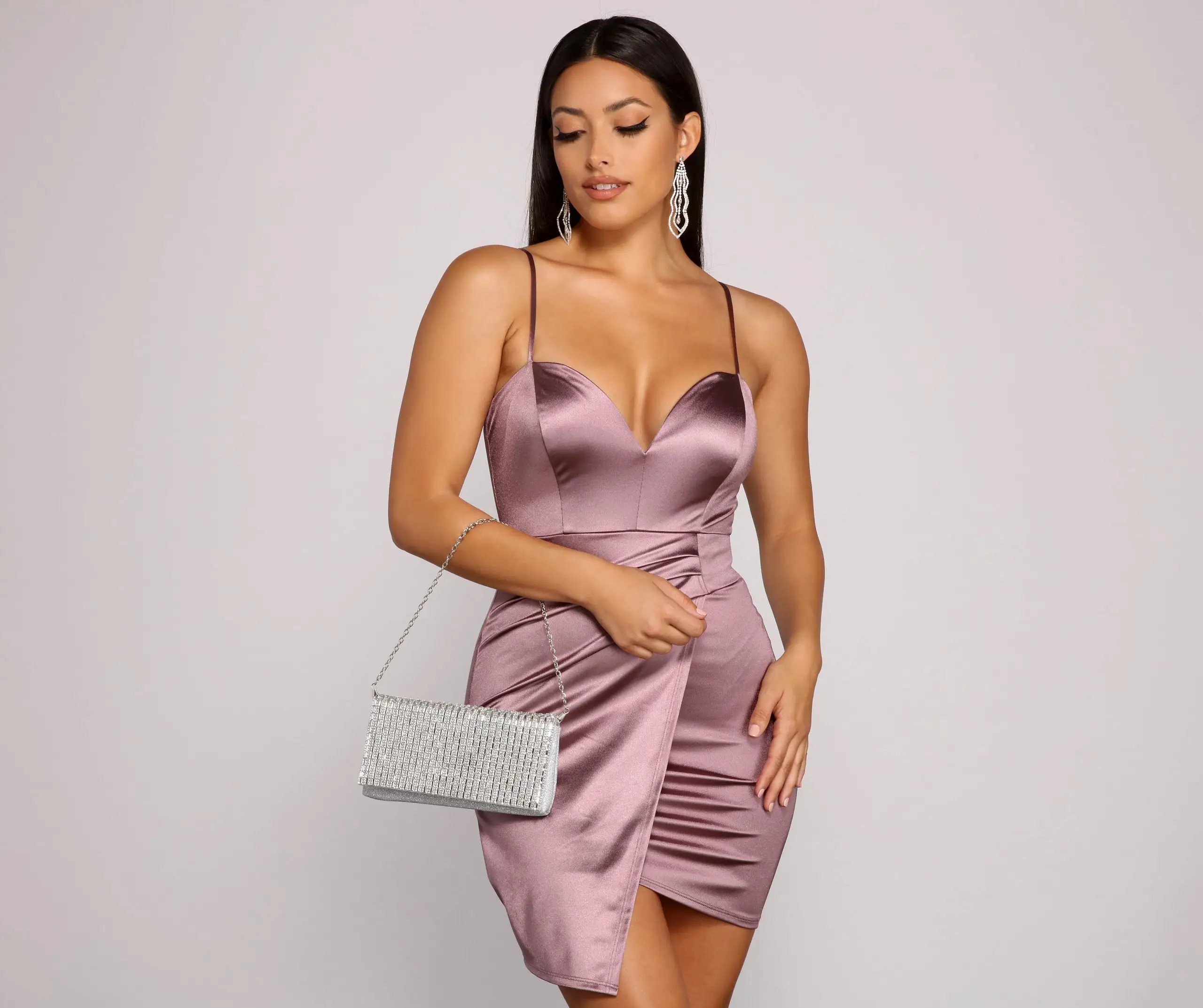 Windsor. Dazzling Second Look Baguette Stone Clutch 4 Windsor. Dazzling Second Look Baguette Stone Clutch - Image 2