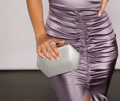 Windsor. Dazzling Geometric Box Clutch