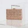 Windsor. Glimmer And Shine Rhinestone Baguette Clutch
