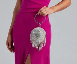 Windsor. Your Time Rhinestone Sphere Clutch -Formal Dresses Online Shop 07204 0552 1