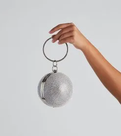 Windsor. Dose Of Glam Sphere Rhine Clutch