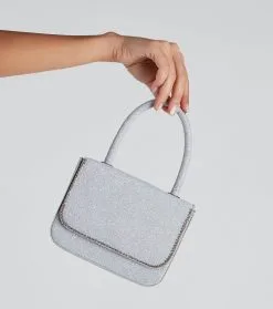 Windsor. Glitter Dreams Mesh Mini Tote Bag
