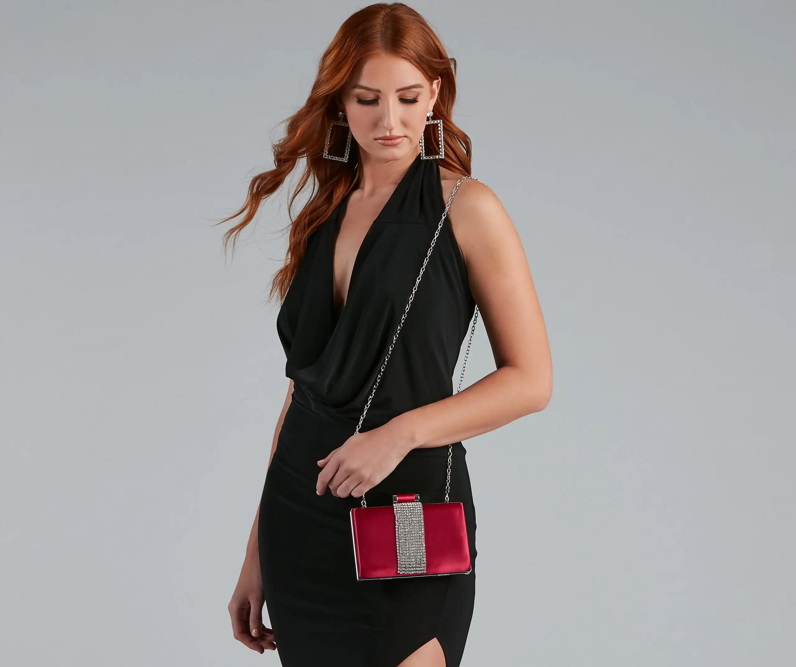 Windsor. Make It Reign Rhine Satin Box Clutch 5 Windsor. Make It Reign Rhine Satin Box Clutch - Image 3