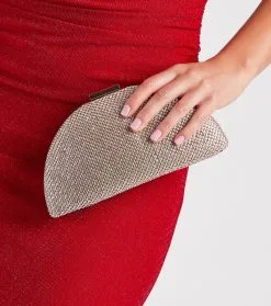Windsor. A Touch Of Glitz And Glam Rhinestone Mesh Clutch