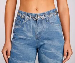 Windsor. Cute And Chic Rhinestone Butterfly Belt