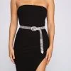 Windsor. Encircled In Glam Rhinestone Belt