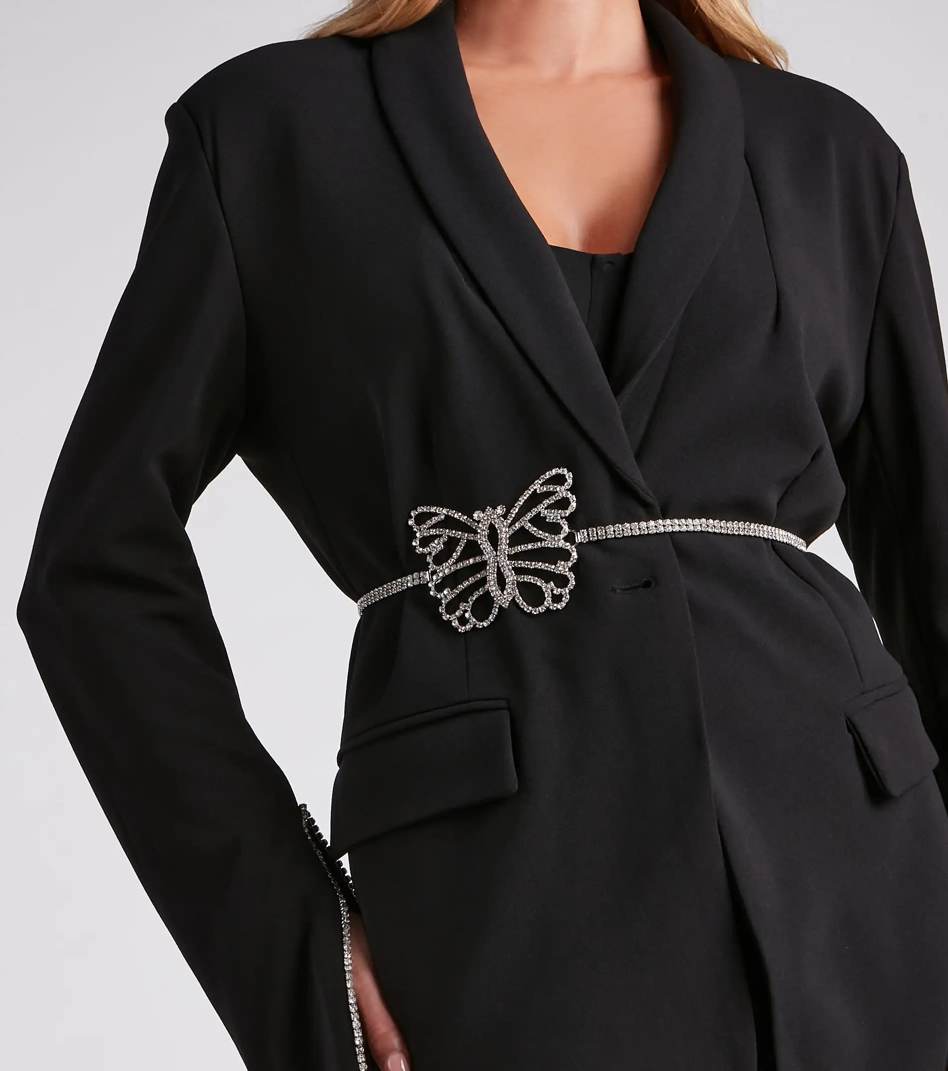 Windsor. Enchanting Glamour Rhinestone Butterfly Belt 4 Windsor. Enchanting Glamour Rhinestone Butterfly Belt - Image 2