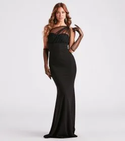 Windsor. That's So Chic Polka Dot Mesh Gloves -Formal Dresses Online Shop 07304 0043 2