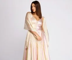 Windsor. Catch Your Eye Sparkling Fringe Shawl -Formal Dresses Online Shop 07305 0080 6