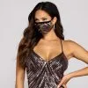 Windsor. Stunning Vibes Sequin Face Mask -Formal Dresses Online Shop 07305 0279 1