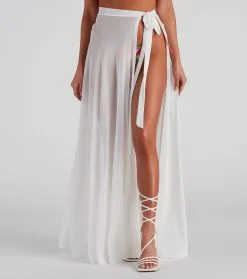 Windsor. Major Vacay Vibes Mesh Swim Wrap