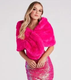 Windsor. So Luxe Faux Fur Wrap -Formal Dresses Online Shop 07305 0436 1