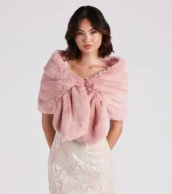 Windsor. So Luxe Faux Fur Wrap