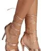 Windsor. Lace It Up Chrome Stiletto Heels -Formal Dresses Online Shop 07401 0039 1 964dd090 9214 4e72 9cb2 854182879884