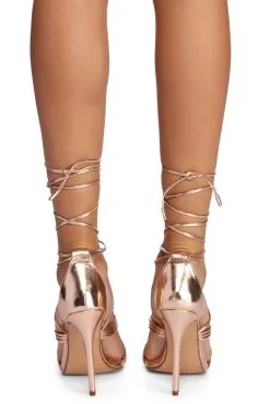 Windsor. Lace It Up Chrome Stiletto Heels -Formal Dresses Online Shop 07401 0039 3 8cfe6b0f 948d 4aac a0be 93fe489ec678