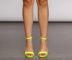 Windsor. Bring The Party Neon Heels -Formal Dresses Online Shop 07401 0276 2