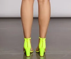 Windsor. Bring The Party Neon Heels -Formal Dresses Online Shop 07401 0276 4