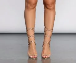 Windsor. Point The Way Lace Up Stiletto -Formal Dresses Online Shop 07401 0346 2