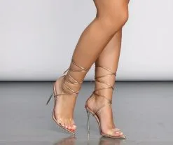 Windsor. Point The Way Lace Up Stiletto -Formal Dresses Online Shop 07401 0346 3