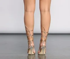 Windsor. Point The Way Lace Up Stiletto -Formal Dresses Online Shop 07401 0346 4